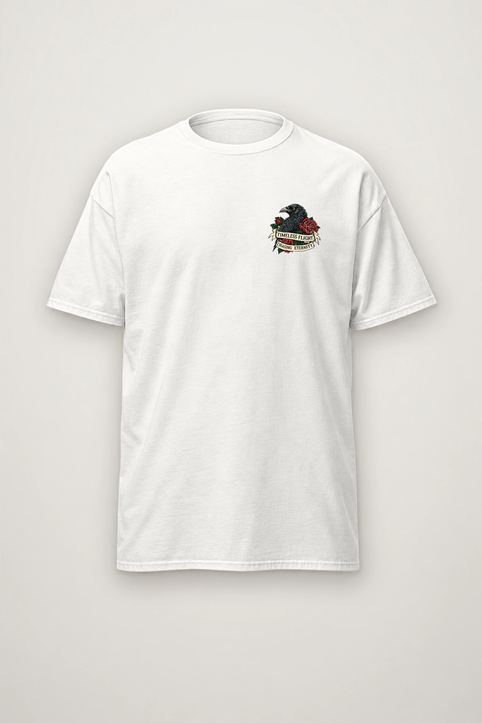 "Timeless Flight" Heavyweight Unisex Crewneck T-shirt