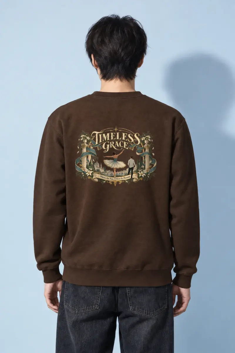 "Timeless Grace" Heavy Blend Unisex Crewneck Sweatshirt