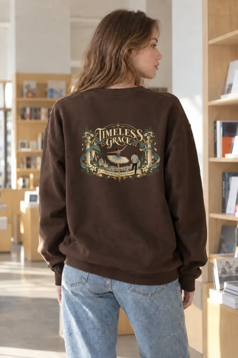 "Timeless Grace" Heavy Blend Unisex Crewneck Sweatshirt