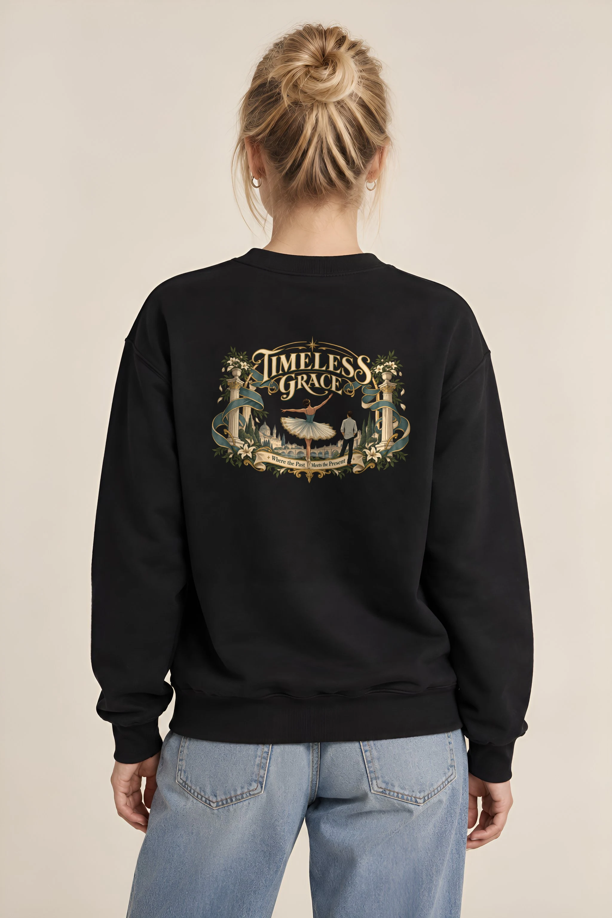 "Timeless Grace" 1 Crewneck Sweatshirt