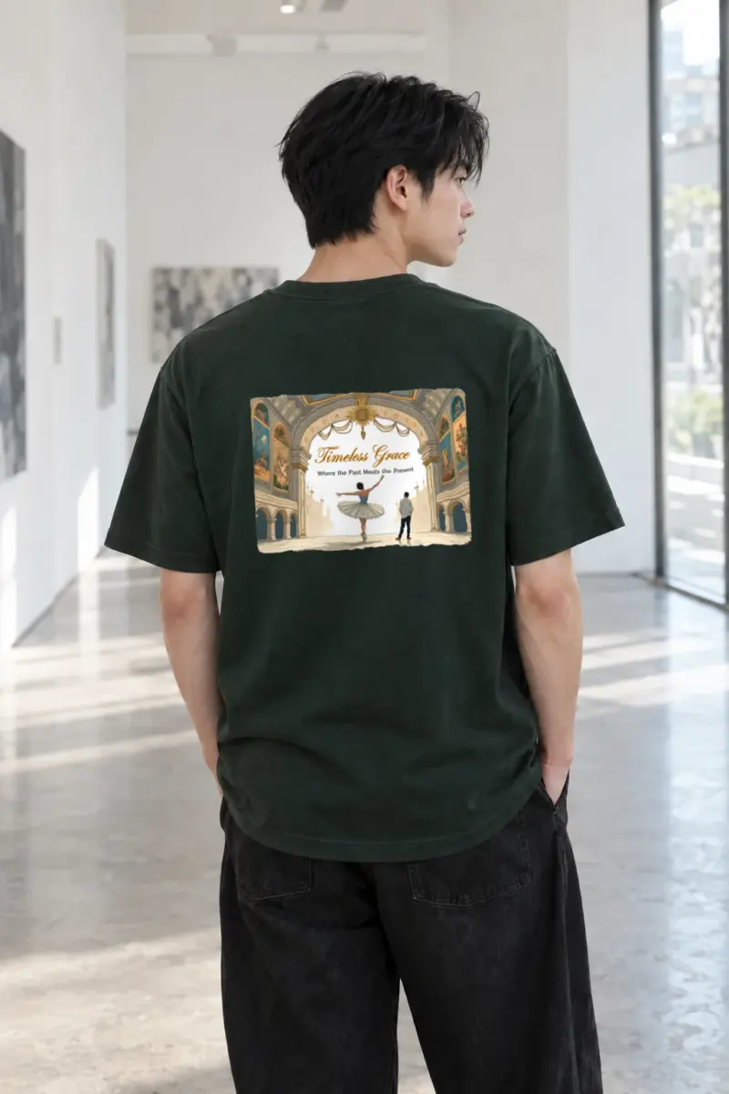 "Timeless Grace" Heavyweight Unisex Crewneck T-shirt | Gildan 5000