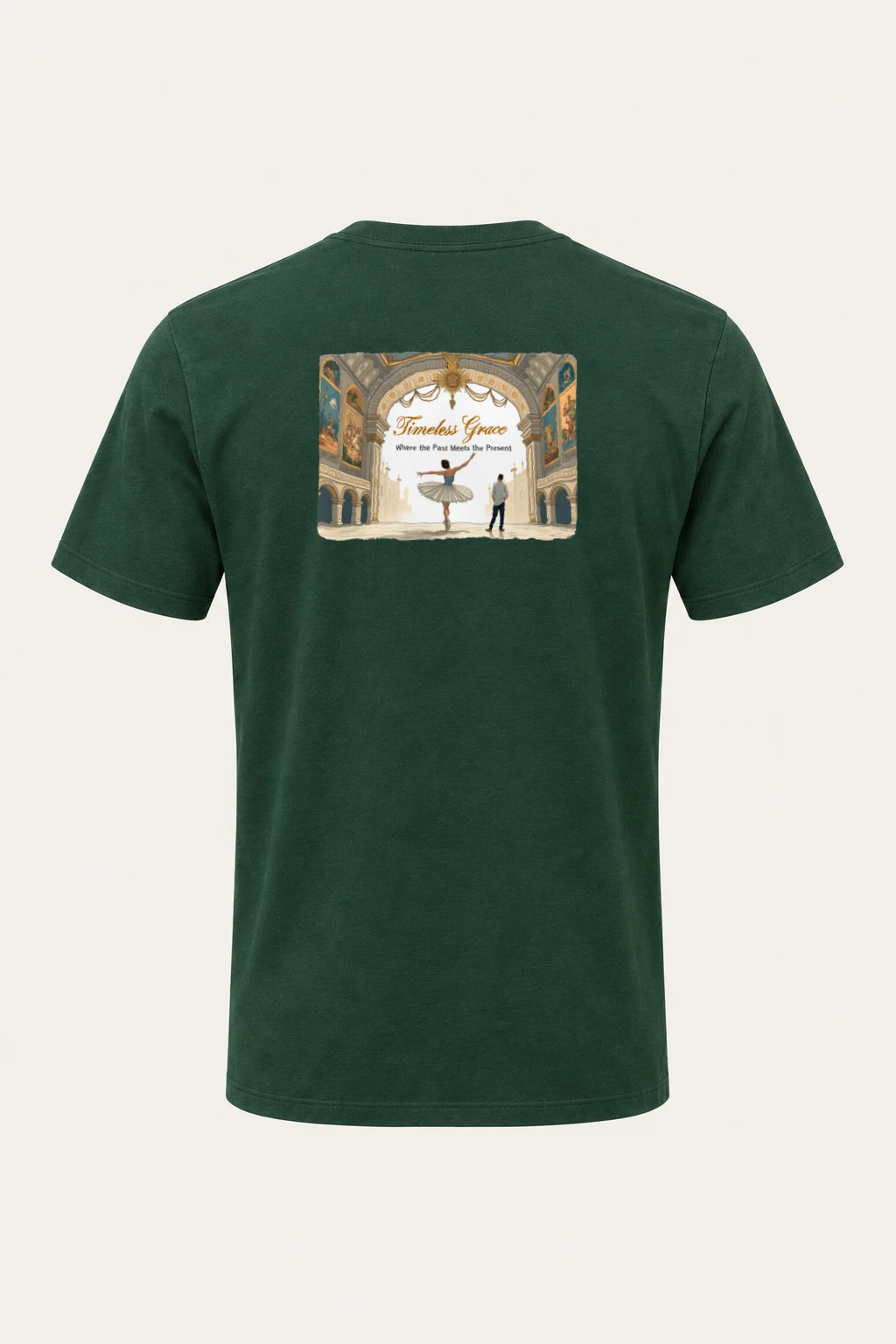 "Timeless Grace" Heavyweight Unisex Crewneck T-shirt | Gildan 5000