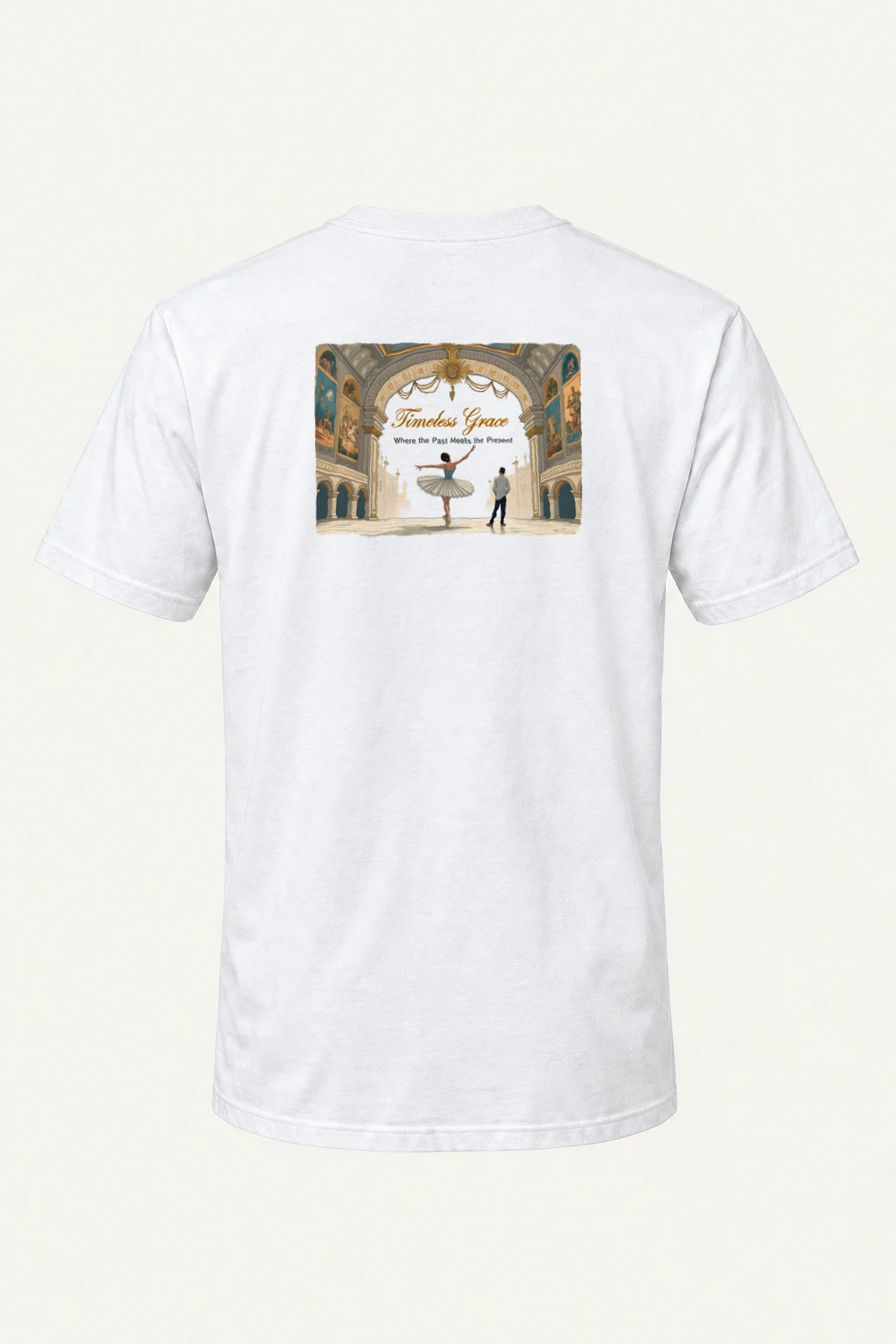 "Timeless Grace" Heavyweight Unisex Crewneck T-shirt | Gildan 5000