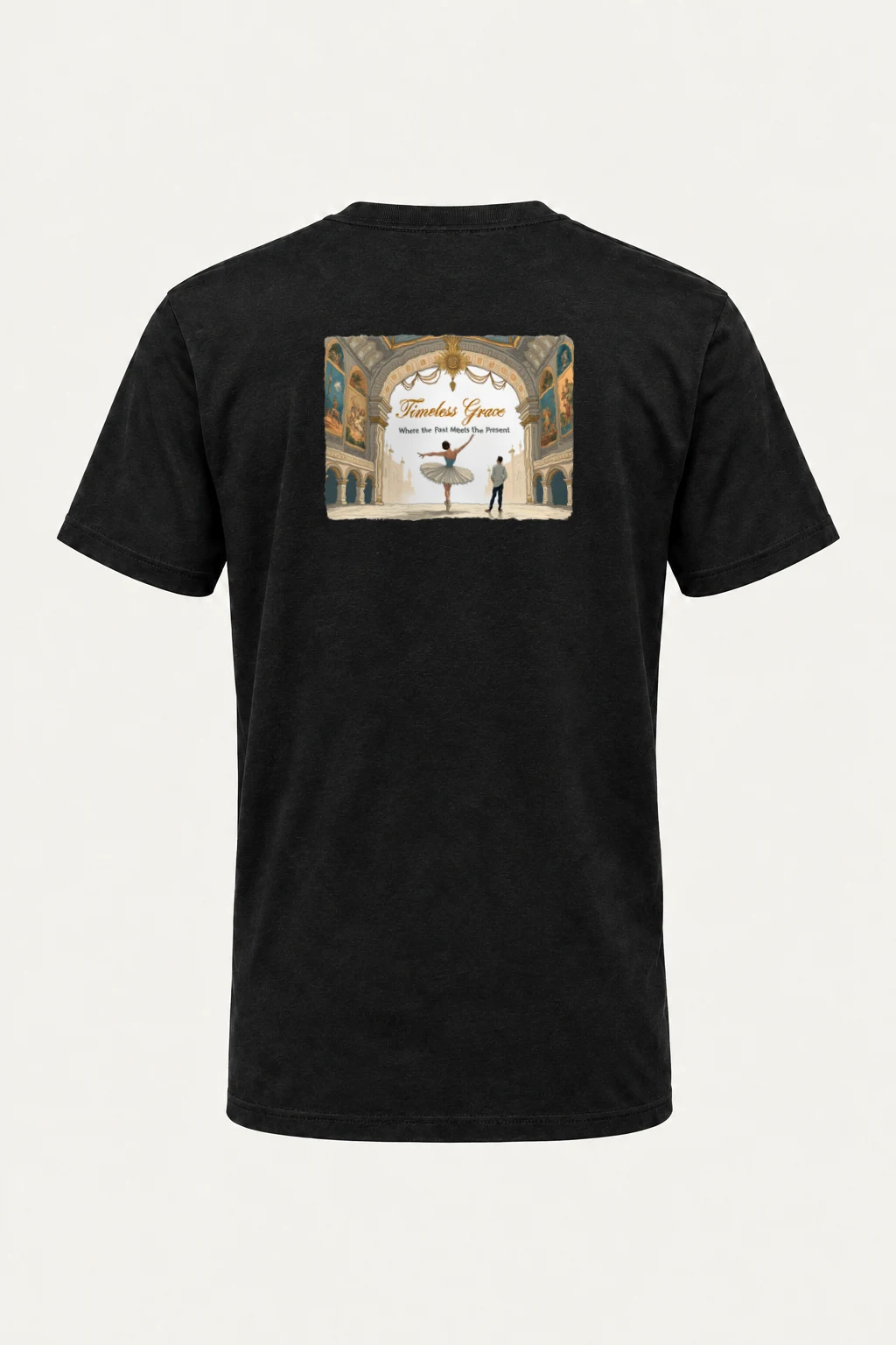 "Timeless Grace" Heavyweight Unisex Crewneck T-shirt | Gildan 5000