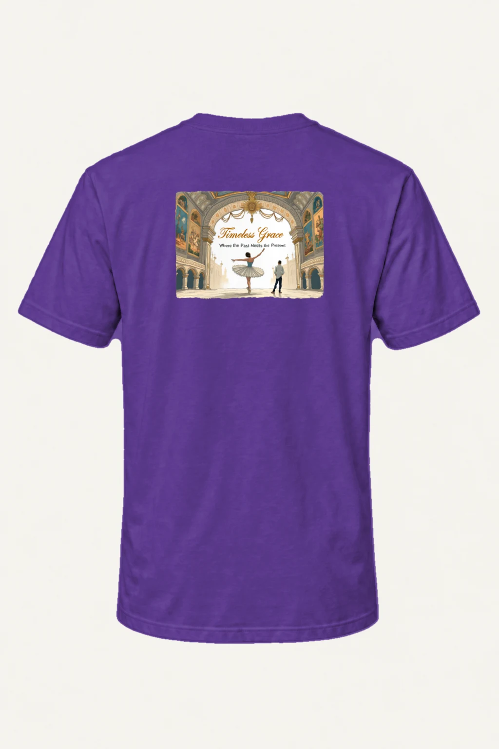 "Timeless Grace" Heavyweight Unisex Crewneck T-shirt | Gildan 5000