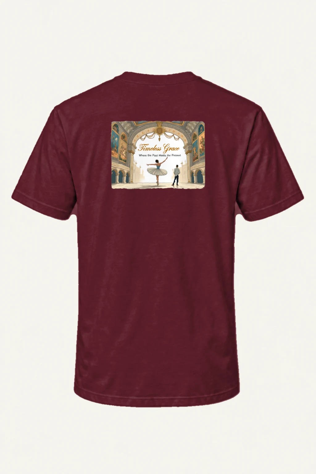 "Timeless Grace" Heavyweight Unisex Crewneck T-shirt | Gildan 5000