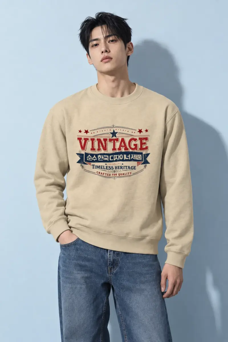 "Timeless Heritage Badge" Heavy Blend Unisex Crewneck Sweatshirt