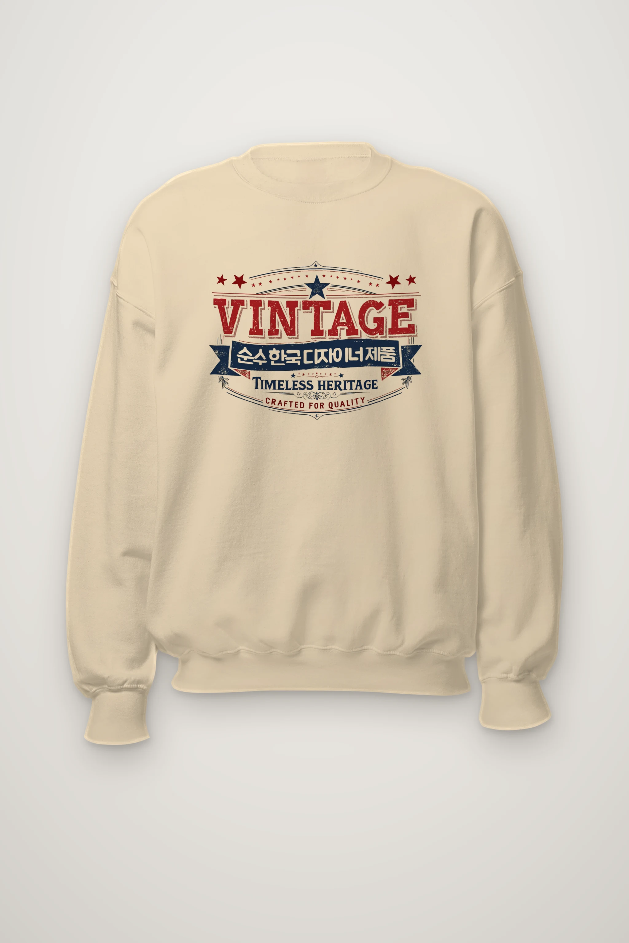 "Timeless Heritage Badge" Heavy Blend Unisex Crewneck Sweatshirt