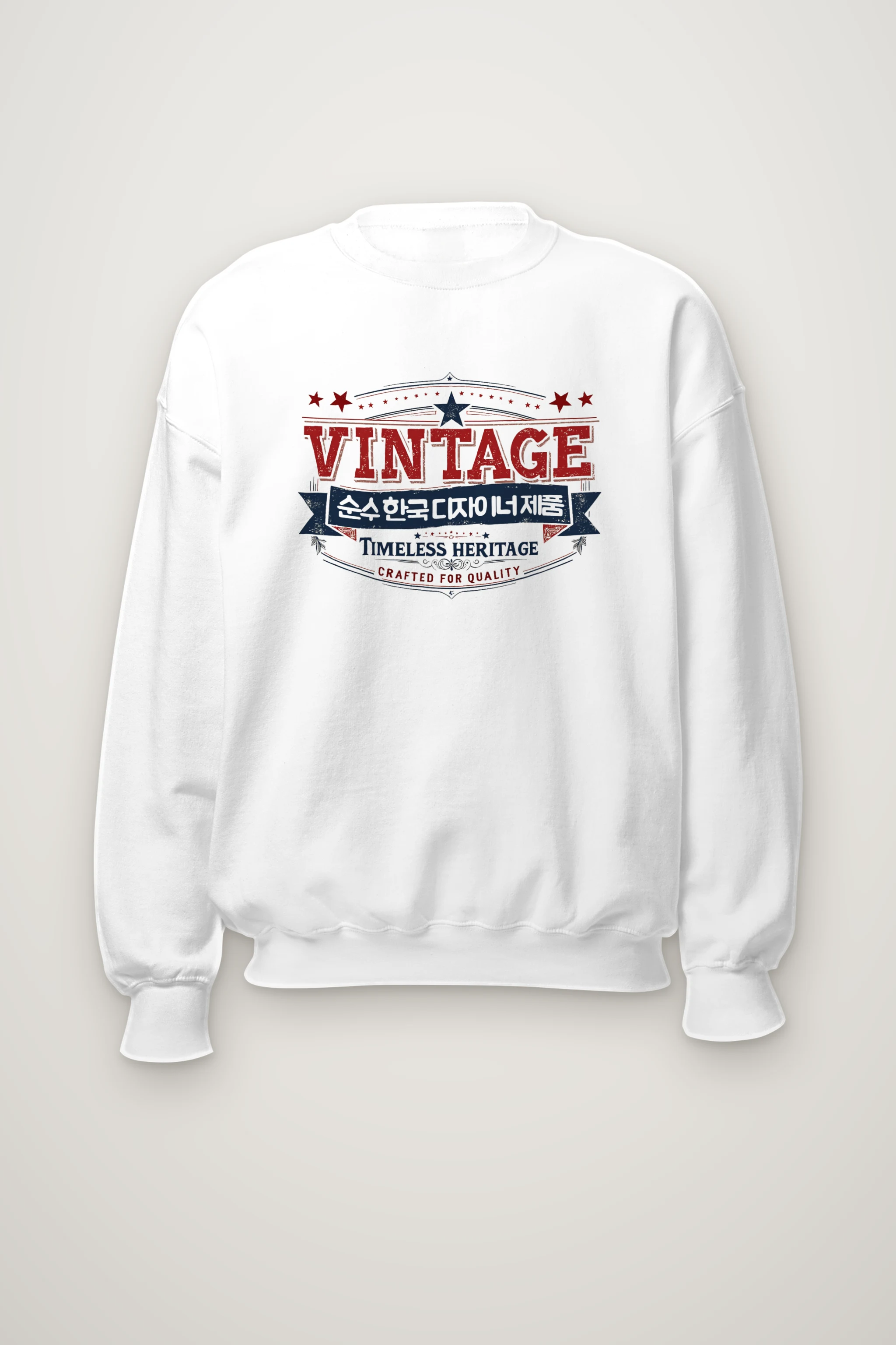 "Timeless Heritage Badge" Heavy Blend Unisex Crewneck Sweatshirt