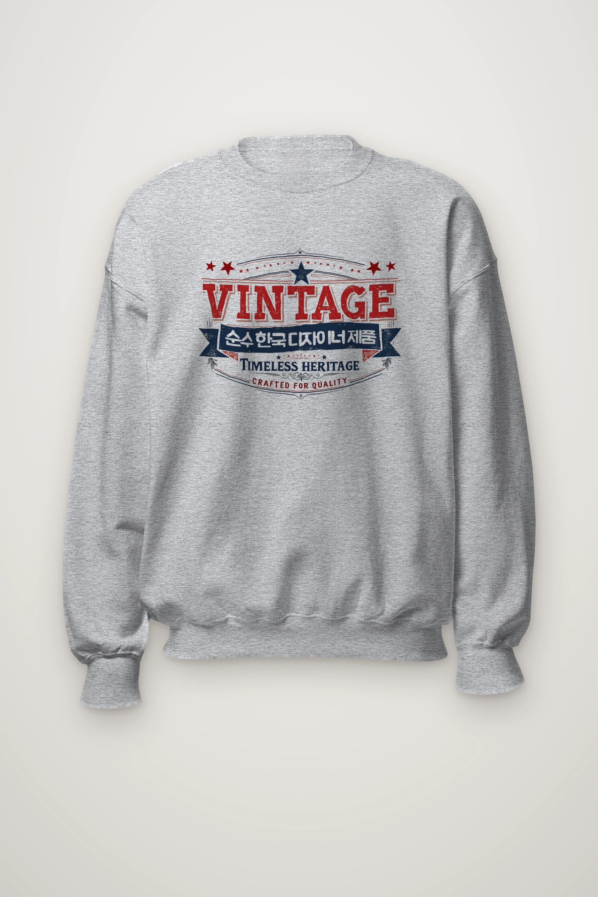 "Timeless Heritage Badge" Heavy Blend Unisex Crewneck Sweatshirt