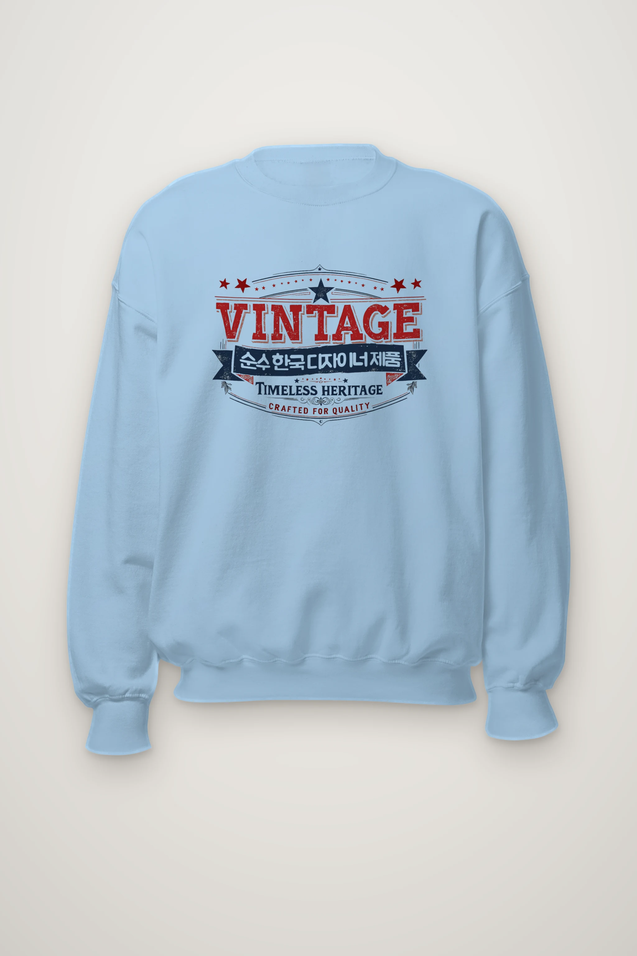 "Timeless Heritage Badge" Heavy Blend Unisex Crewneck Sweatshirt
