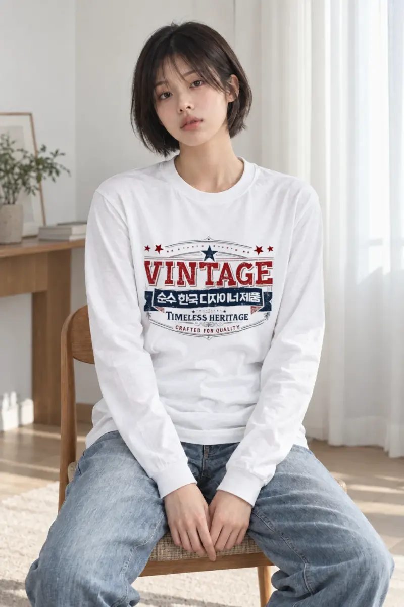 "Timeless Heritage Badge" Unisex Longsleeve T-shirt