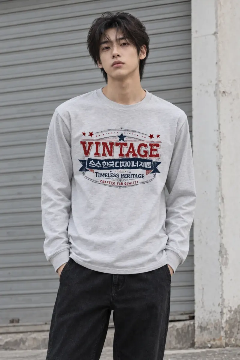 "Timeless Heritage Badge" Unisex Longsleeve T-shirt | Gildan 2400