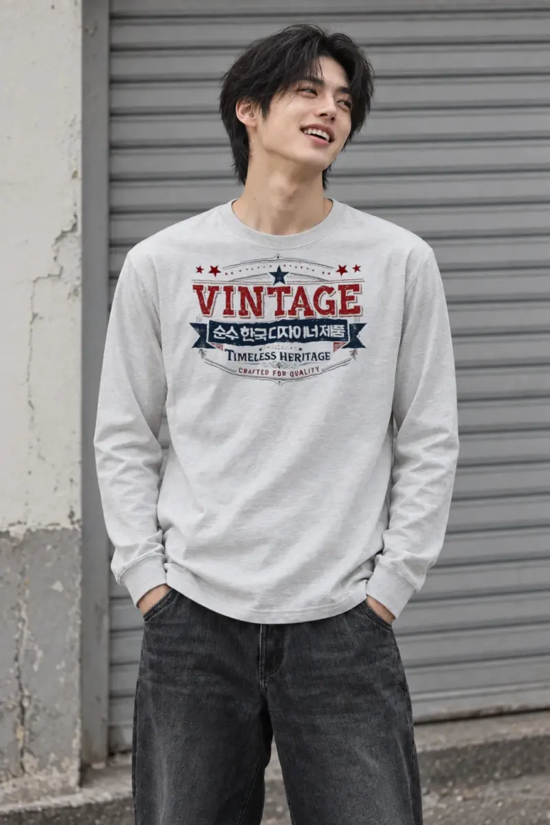 "Timeless Heritage Badge" Unisex Longsleeve T-shirt