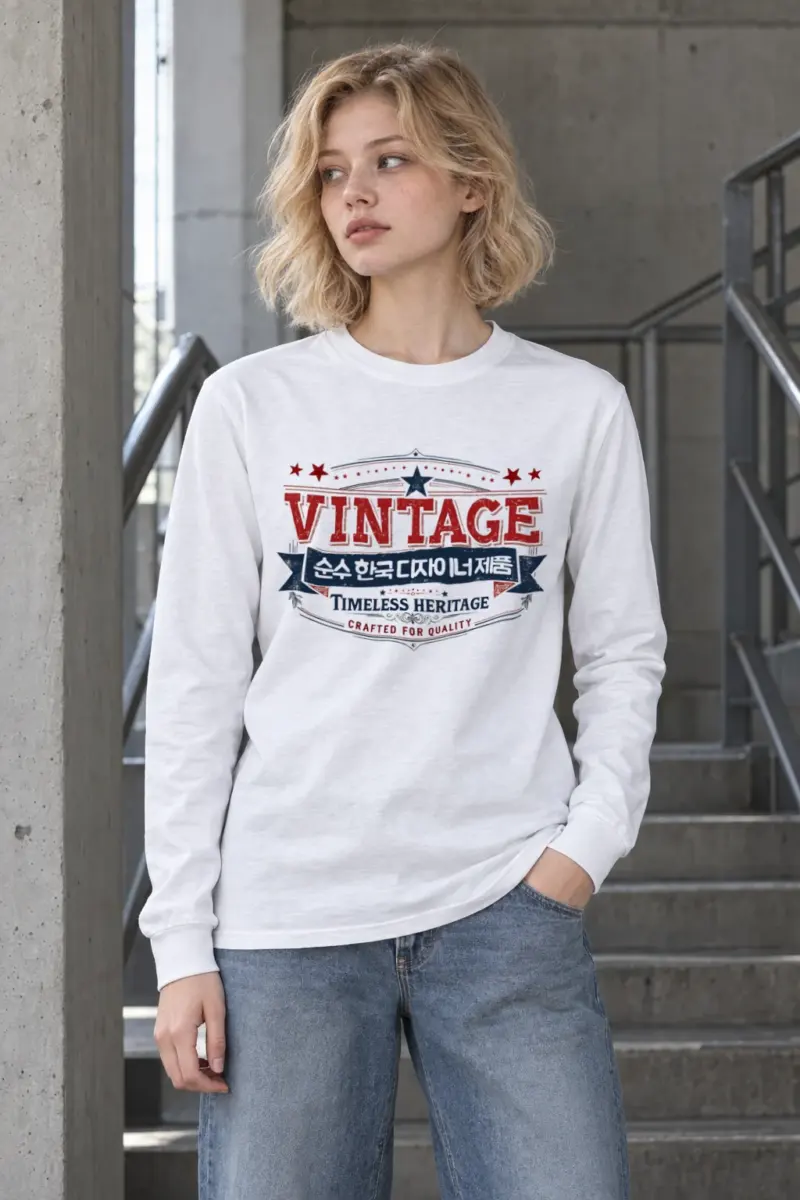 "Timeless Heritage Badge" Unisex Longsleeve T-shirt