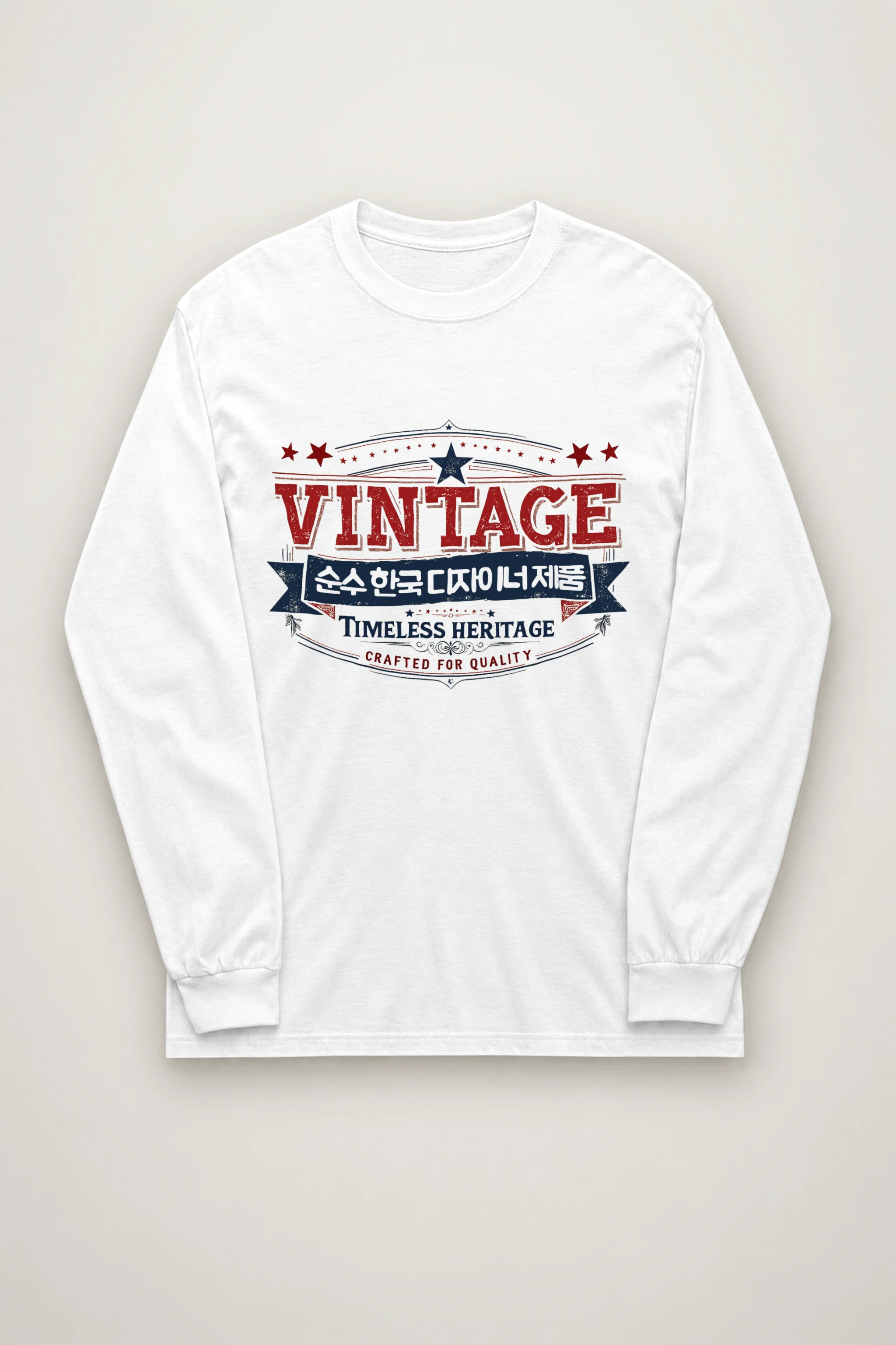 "Timeless Heritage Badge" Unisex Longsleeve T-shirt