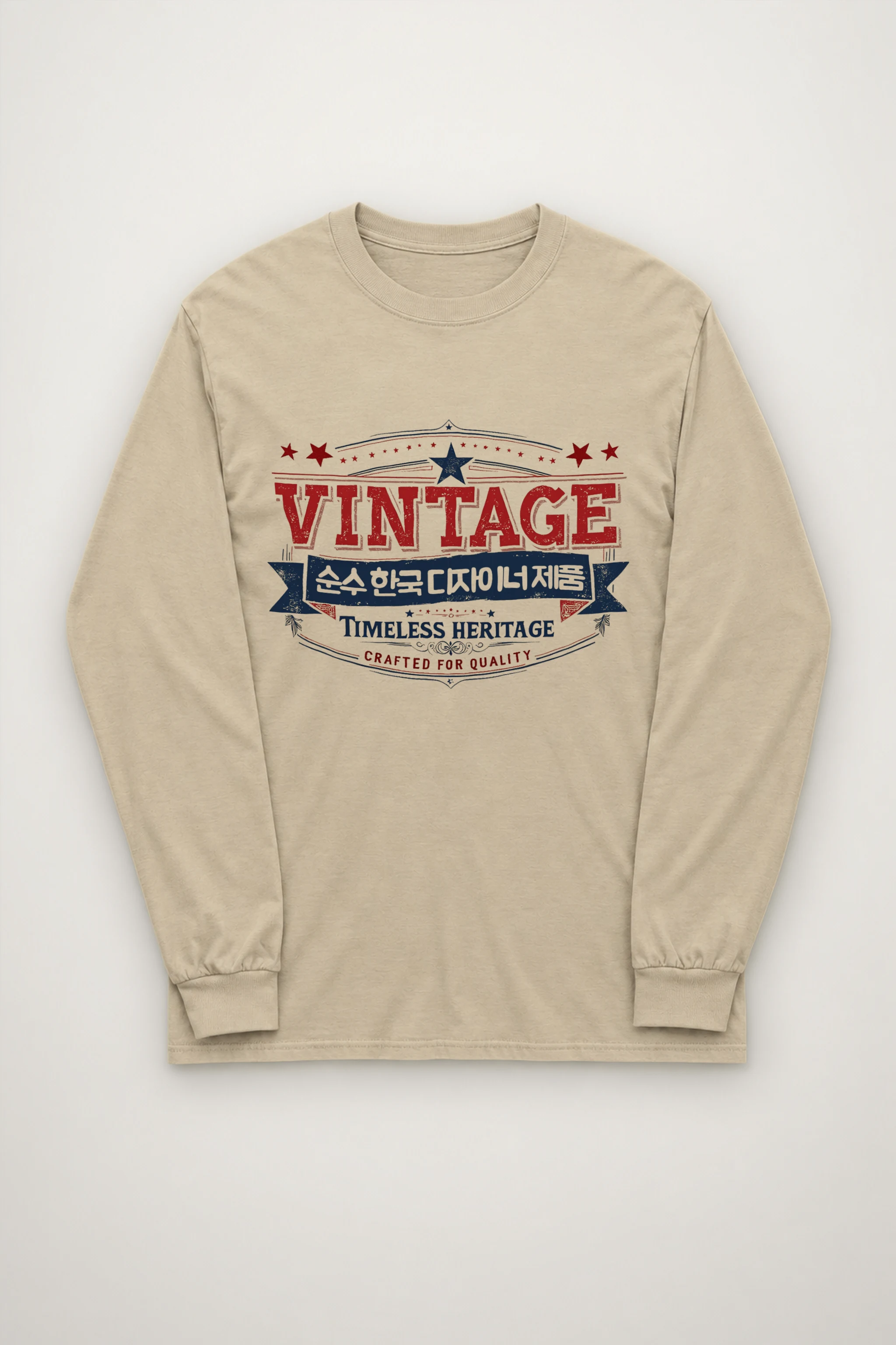 "Timeless Heritage Badge" Unisex Longsleeve T-shirt