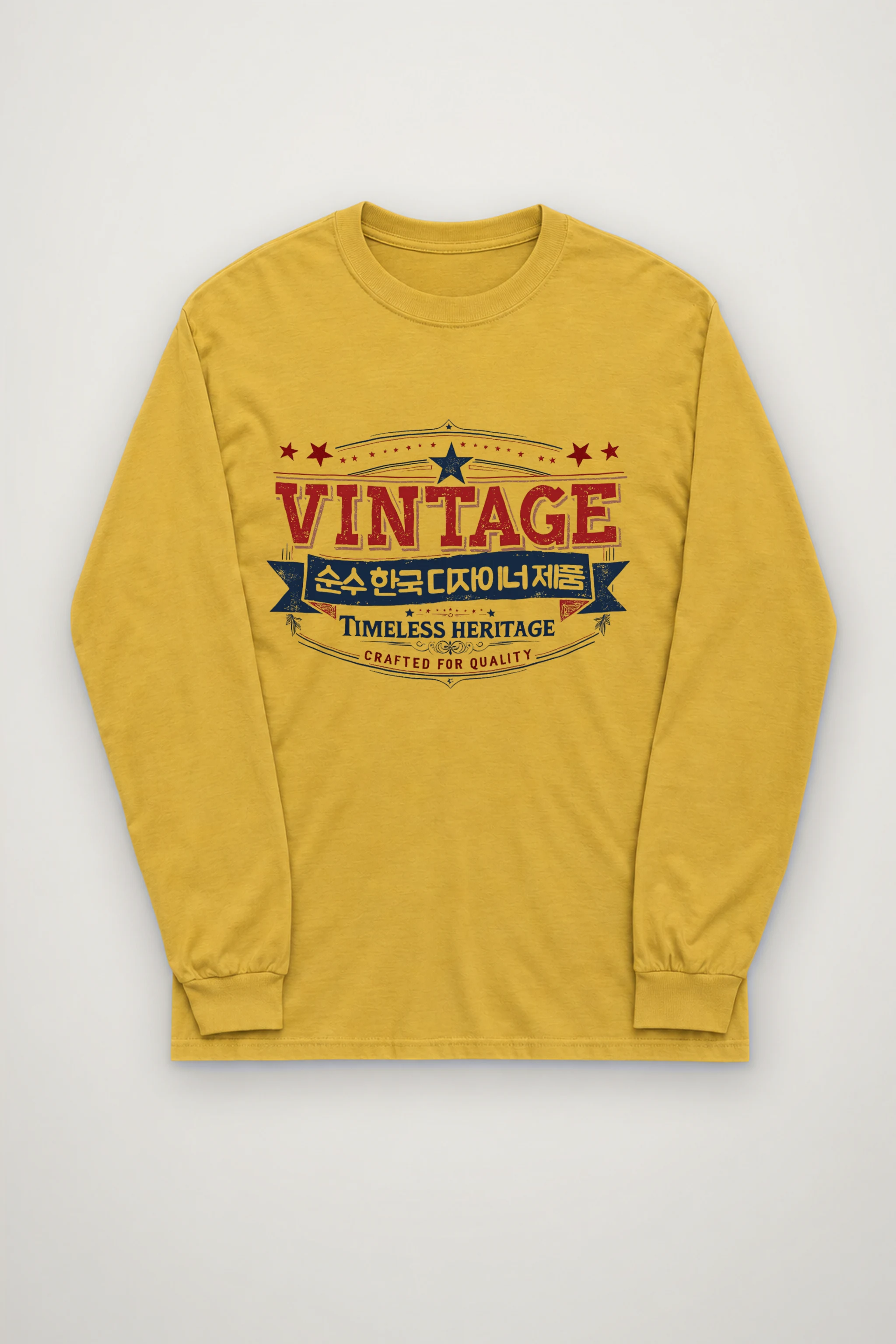 "Timeless Heritage Badge" Unisex Longsleeve T-shirt