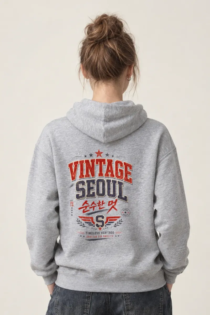 "Timeless Heritage Crest" Heavy Blend Unisex Pullover Hoodie
