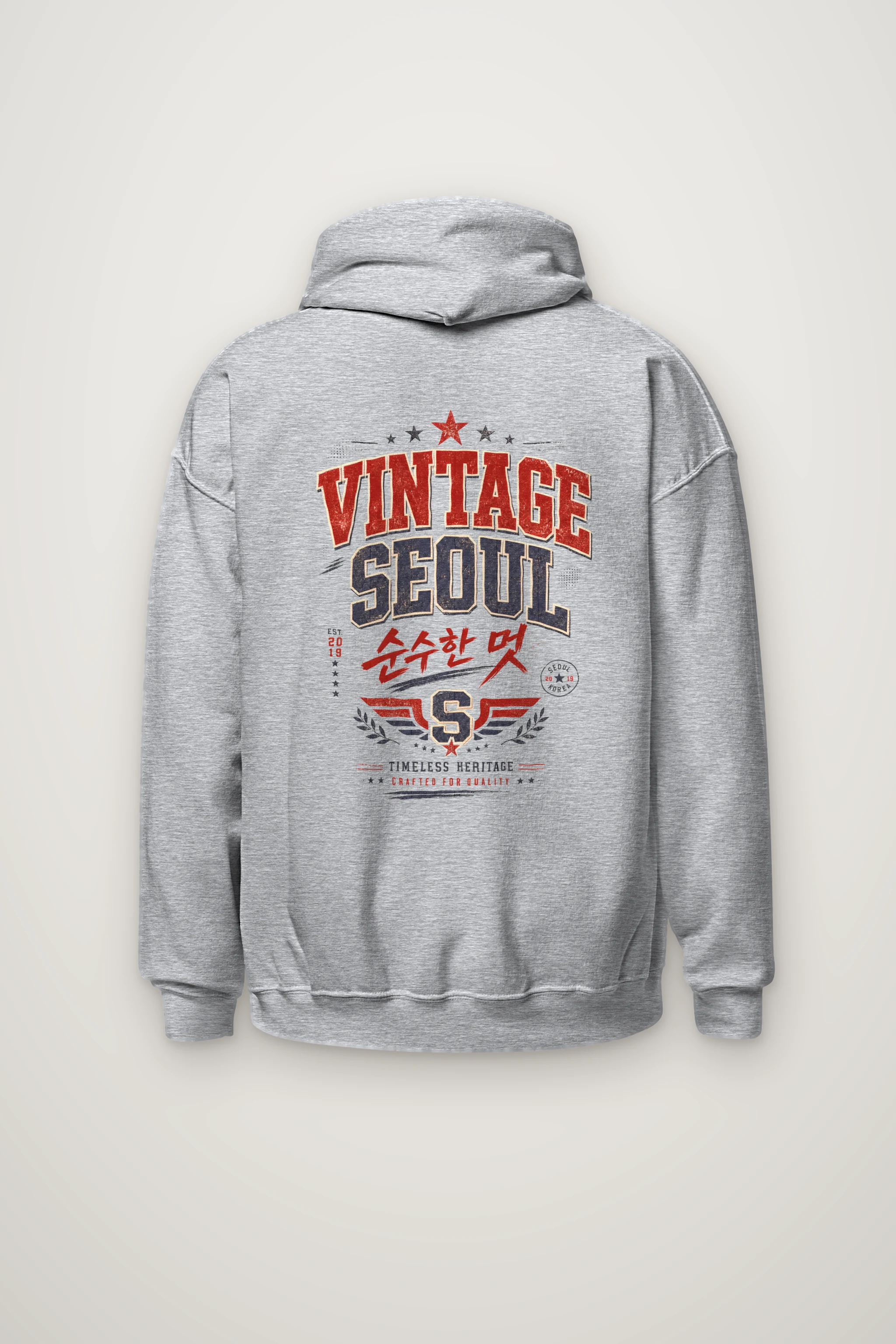 "Timeless Heritage Crest" Heavy Blend Unisex Pullover Hoodie