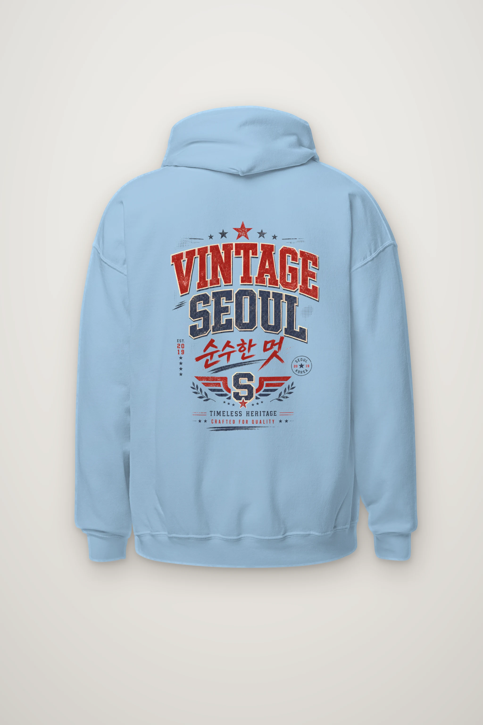 "Timeless Heritage Crest" Heavy Blend Unisex Pullover Hoodie