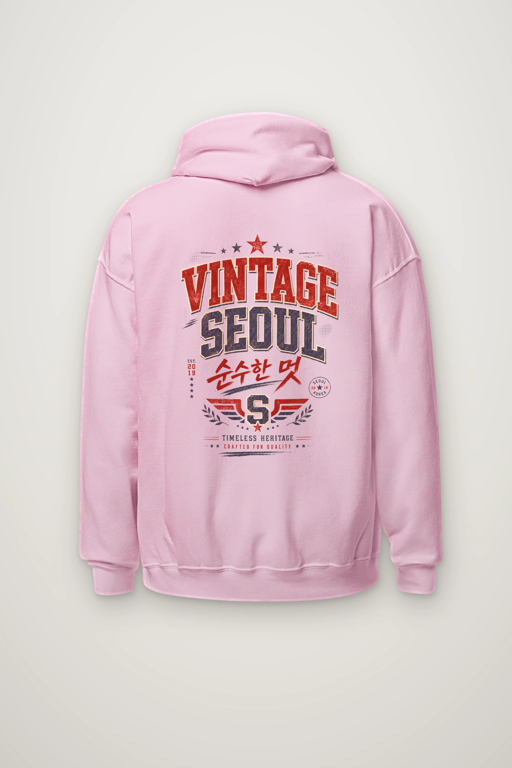 "Timeless Heritage Crest" Heavy Blend Unisex Pullover Hoodie