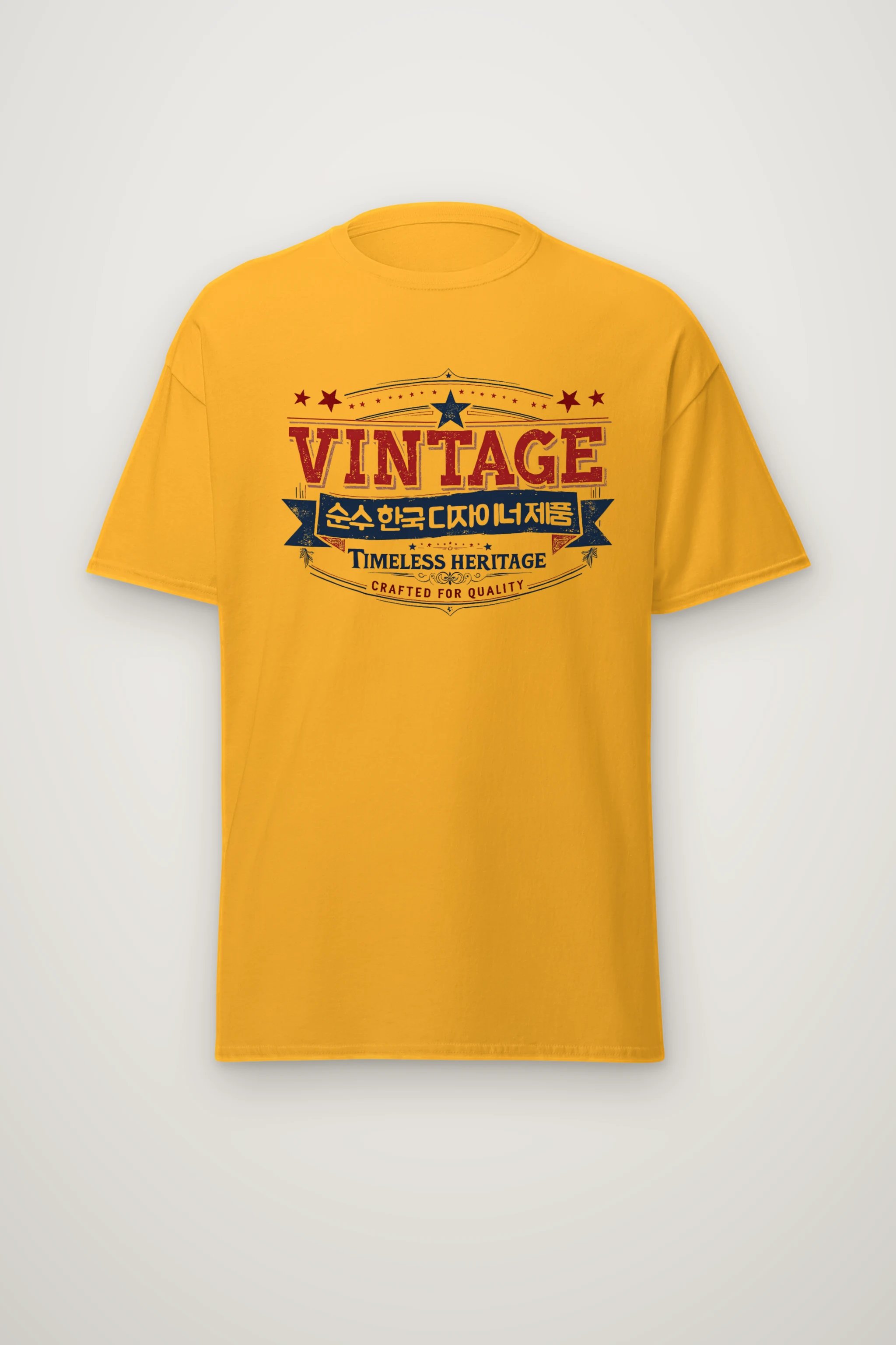 "Timeless Heritage" Heavyweight Unisex Crewneck T-shirt