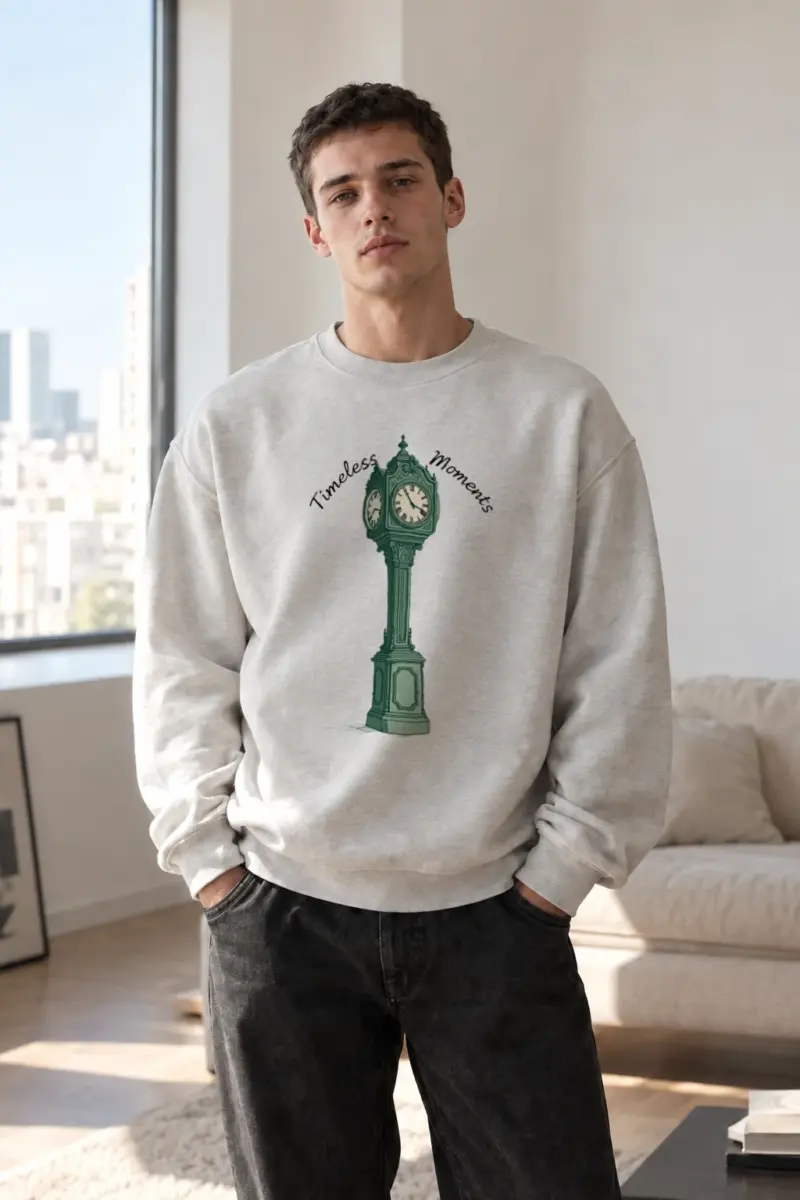 "Timeless Moments" Heavy Blend Unisex Crewneck Sweatshirt | Gildan 18000