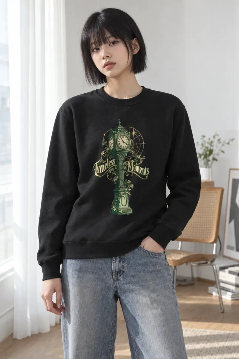"Timeless Moments" Heavy Blend Unisex Crewneck Sweatshirt