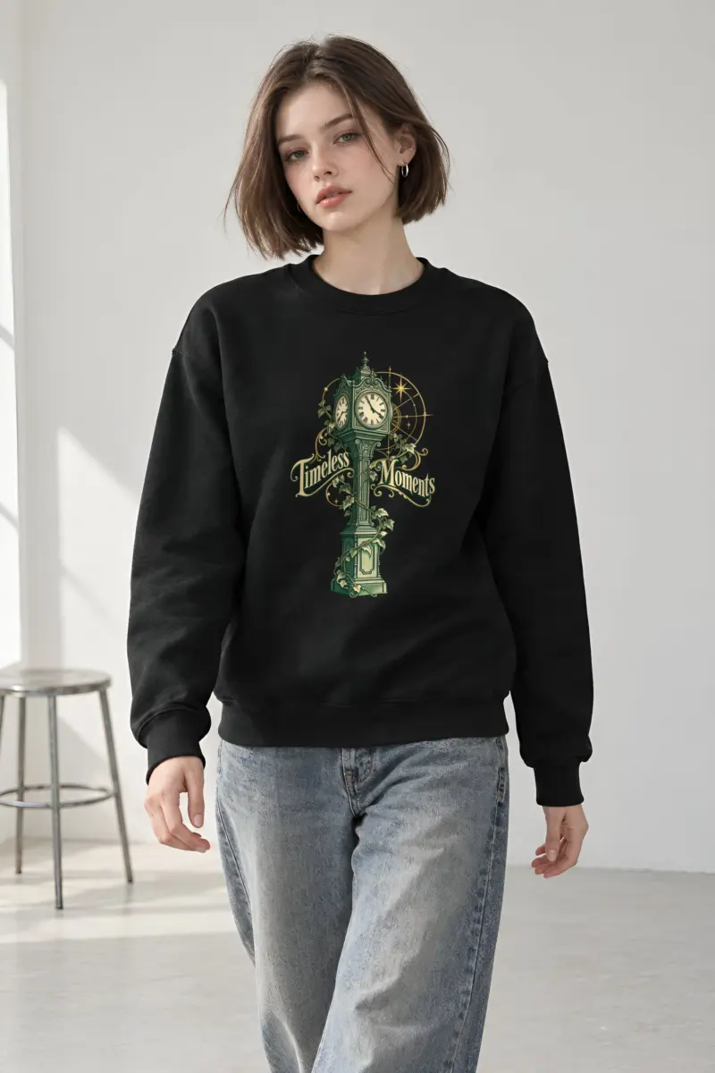 "Timeless Moments" Heavy Blend Unisex Crewneck Sweatshirt