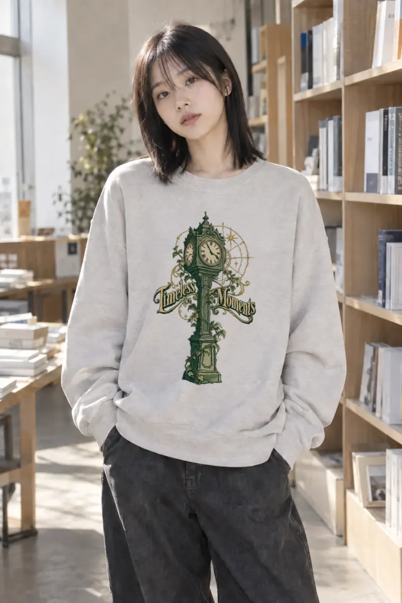 "Timeless Moments" Heavy Blend Unisex Crewneck Sweatshirt | Gildan 18000