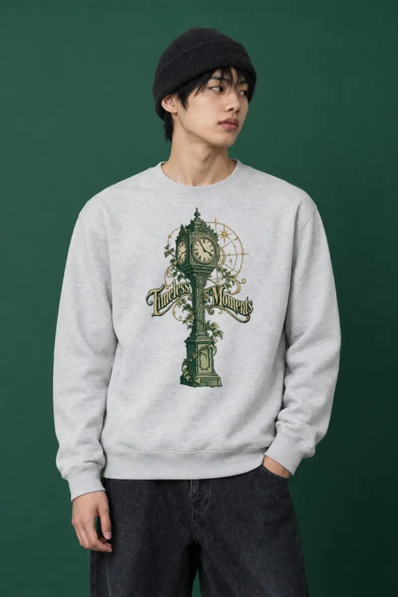 "Timeless Moments" Heavy Blend Unisex Crewneck Sweatshirt | Gildan 18000