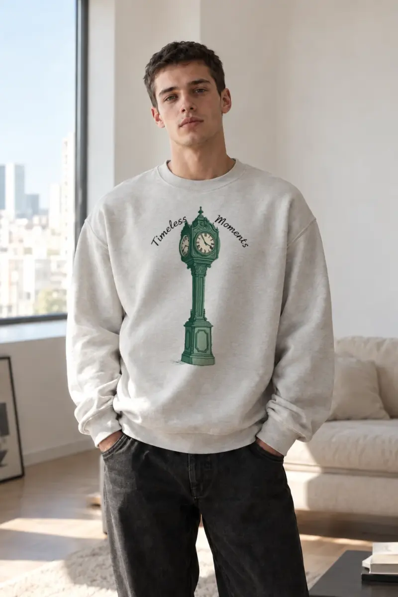 “Timeless Moments” Heavy Blend Unisex Crewneck Sweatshirt | Gildan 18000