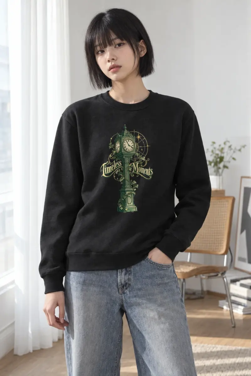 "Timeless Moments" Heavy Blend Unisex Crewneck Sweatshirt