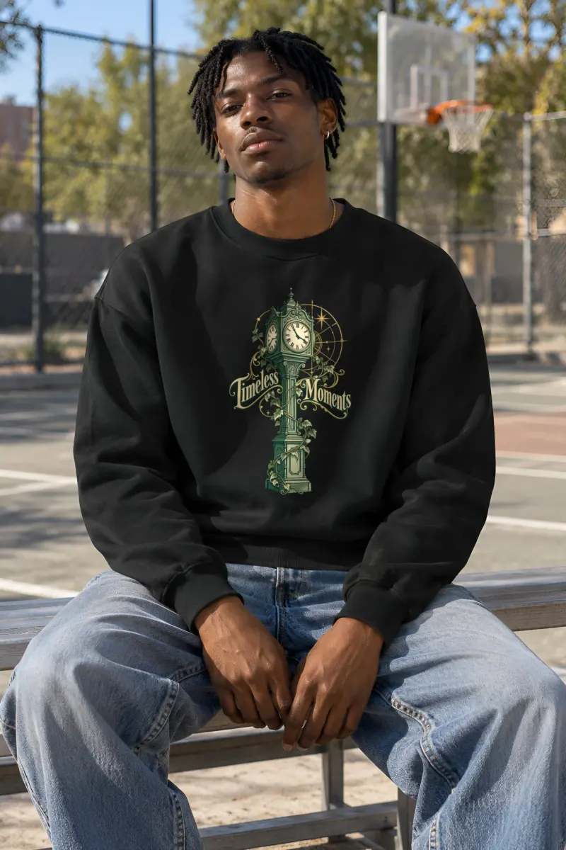"Timeless Moments" Heavy Blend Unisex Crewneck Sweatshirt