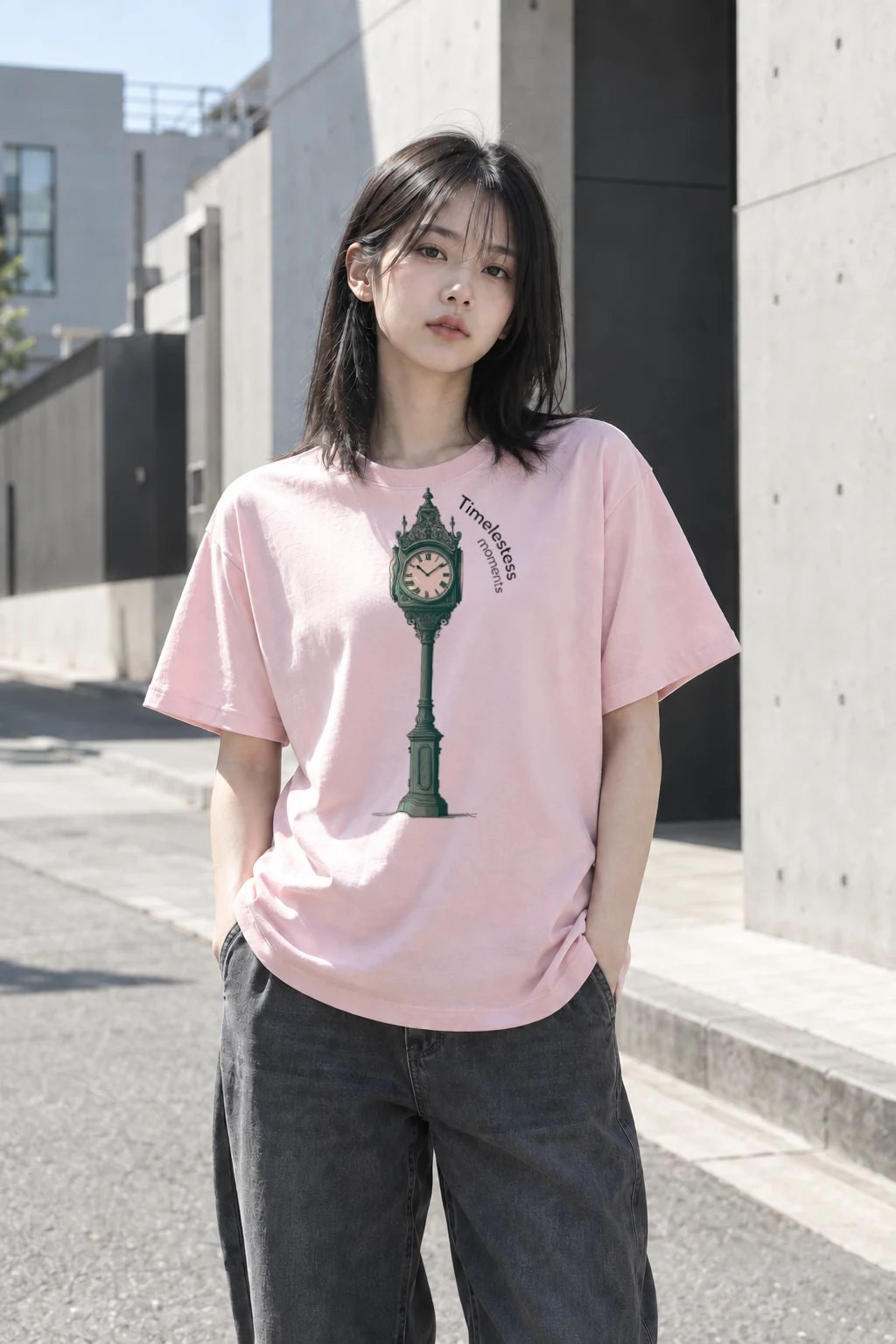 "Timeless Moments" Heavyweight Unisex Crewneck T-shirt | Gildan 5000