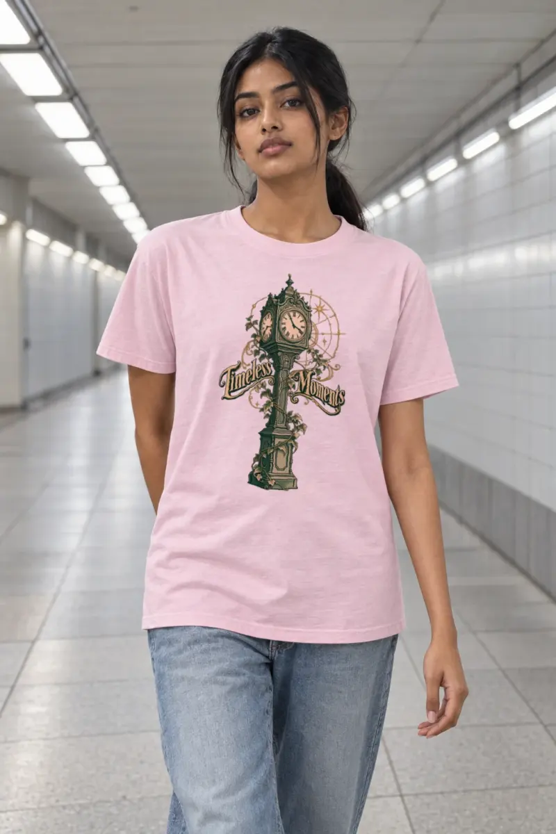 "Timeless Moments" Heavyweight Unisex Crewneck T-shirt | Gildan 5000