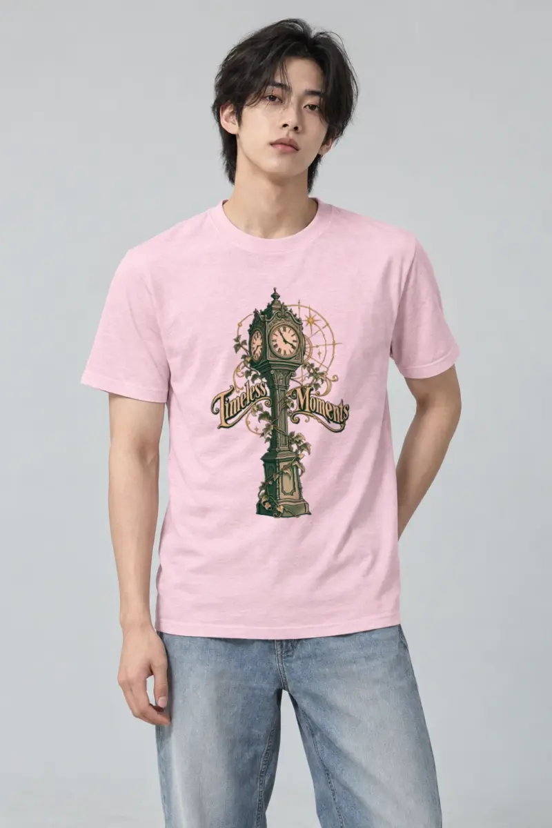 "Timeless Moments" Heavyweight Unisex Crewneck T-shirt | Gildan 5000