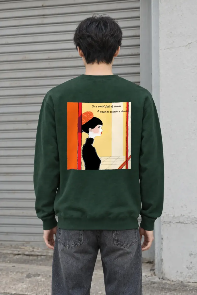 "Timeless Profile" Heavy Blend Unisex Crewneck Sweatshirt