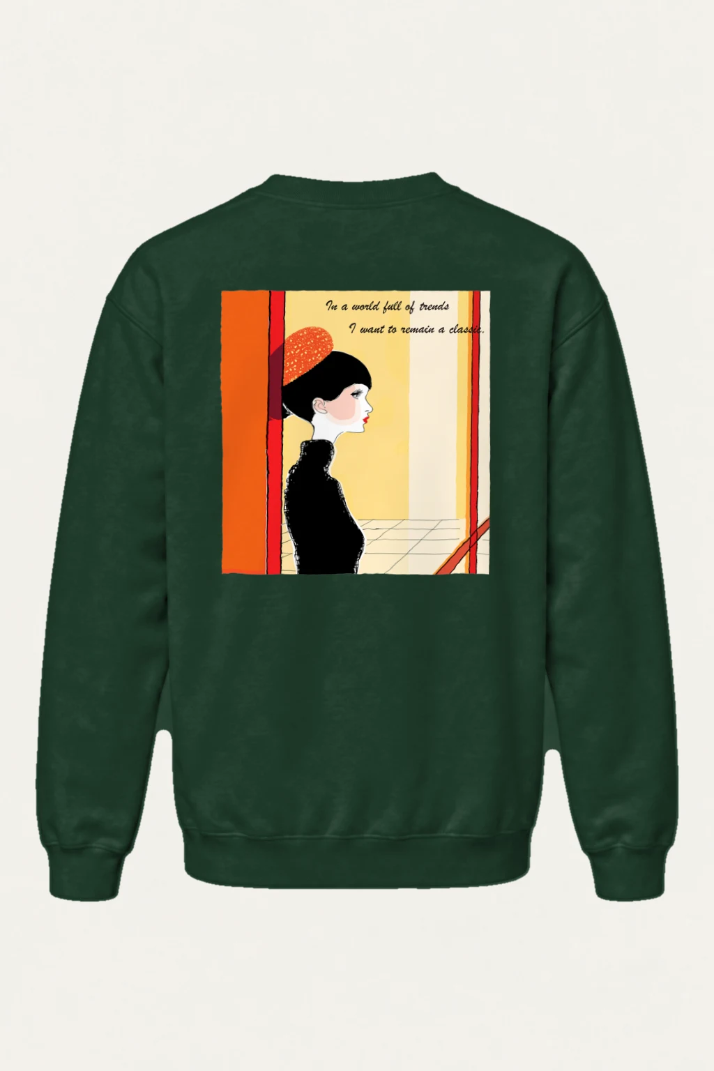 "Timeless Profile" Heavy Blend Unisex Crewneck Sweatshirt | Gildan 18000