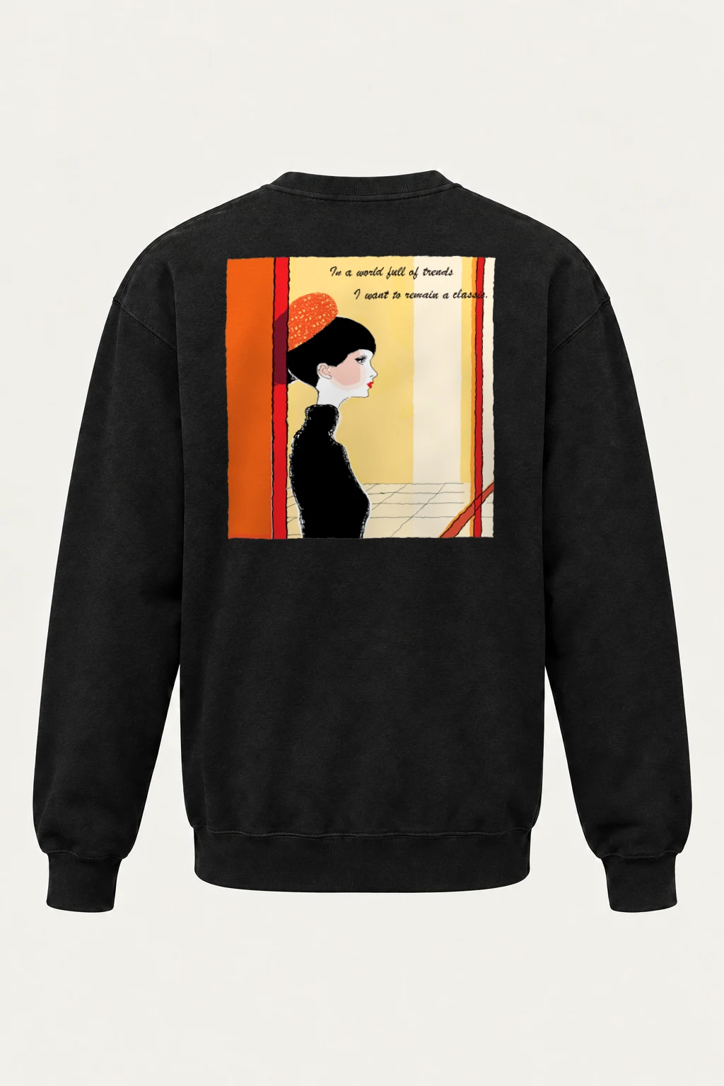 "Timeless Profile" Heavy Blend Unisex Crewneck Sweatshirt | Gildan 18000