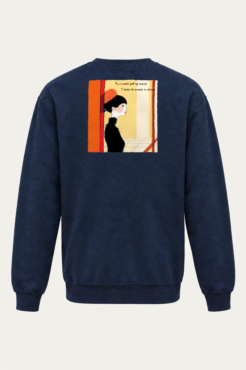 "Timeless Profile" Heavy Blend Unisex Crewneck Sweatshirt | Gildan 18000