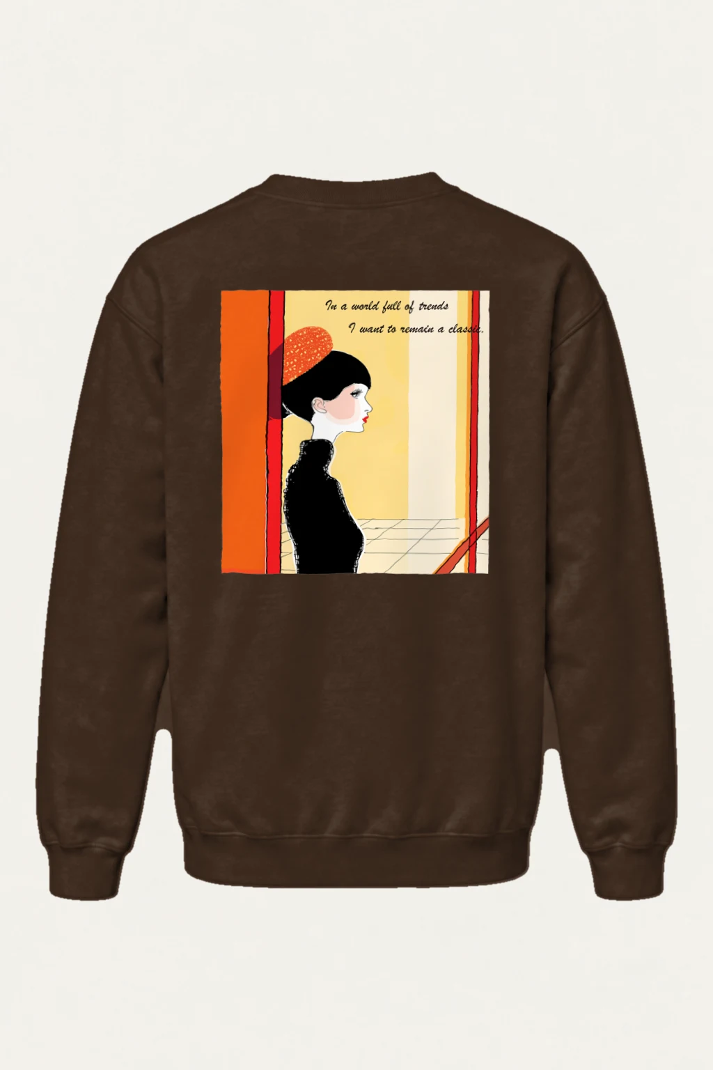 "Timeless Profile" Heavy Blend Unisex Crewneck Sweatshirt | Gildan 18000