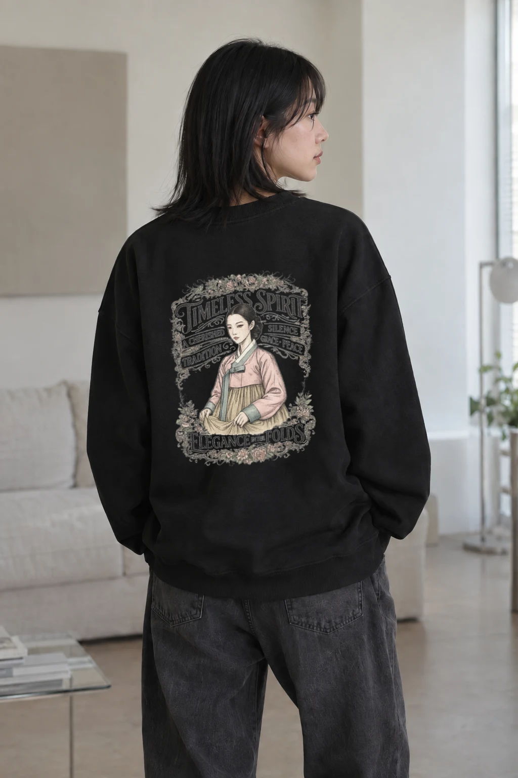 "Timeless Spirit" Heavy Blend Unisex Crewneck Sweatshirt | Gildan 18000