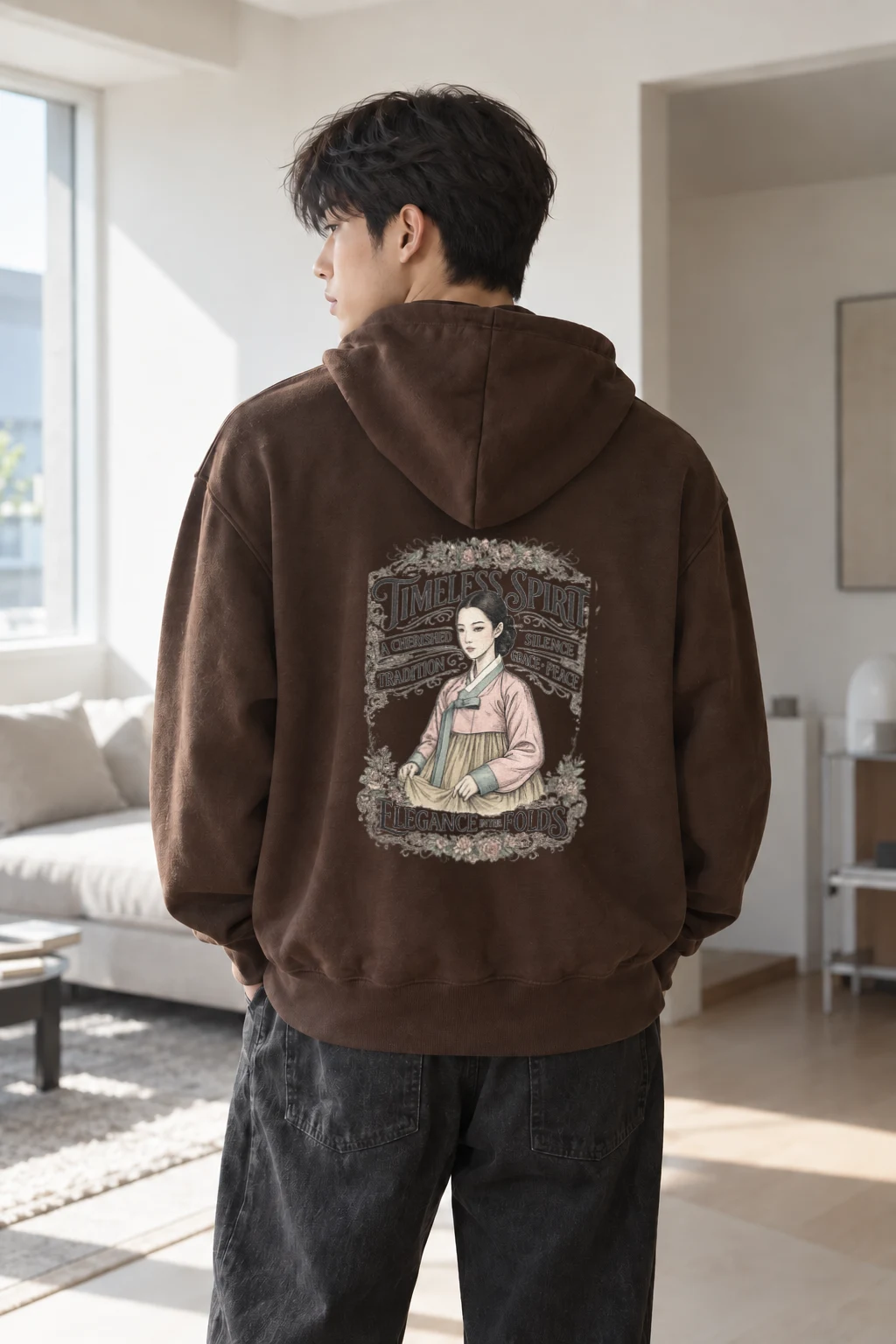 "Timeless Spirit" Heavy Blend Unisex Pullover Hoodie | Gildan 18500