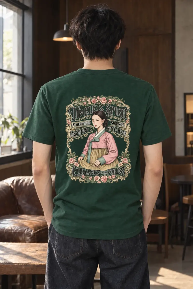 "Timeless Spirit" Heavyweight Unisex Crewneck T-shirt
