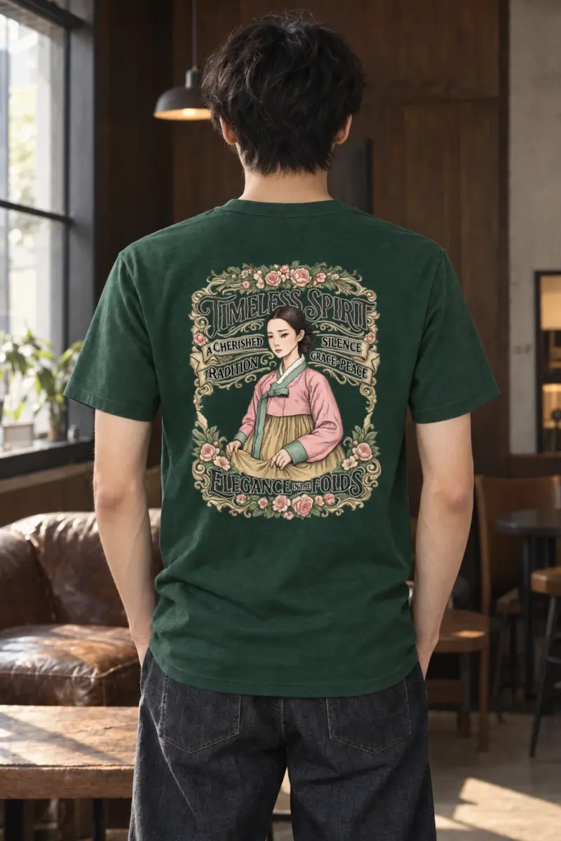 "Timeless Spirit" Heavyweight Unisex Crewneck T-shirt