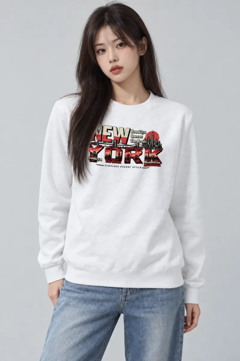 "Timeless Street Style" Heavy Blend Unisex Crewneck Sweatshirt