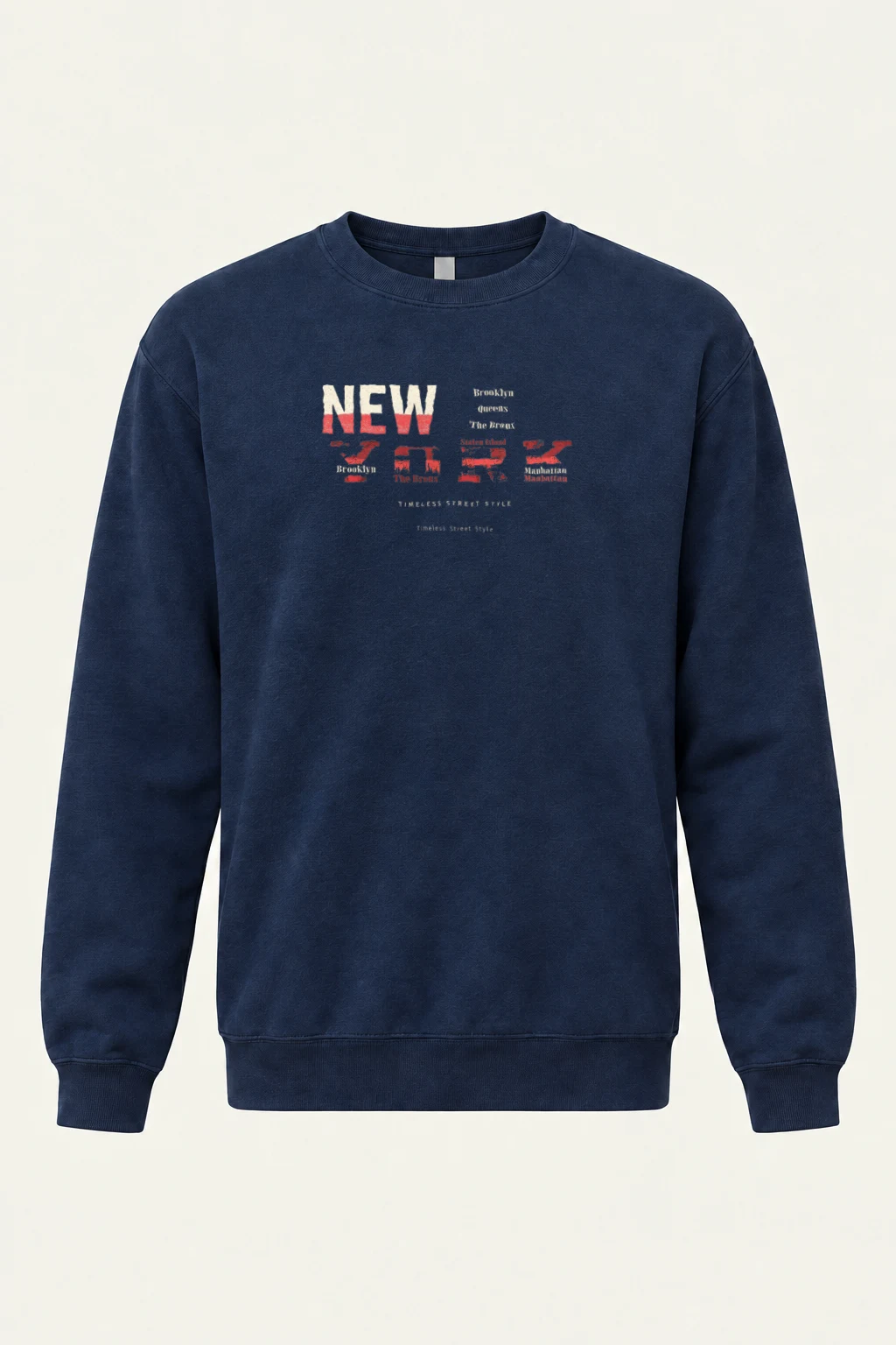 "Timeless Street Style" Heavy Blend Unisex Crewneck Sweatshirt | Gildan 18000
