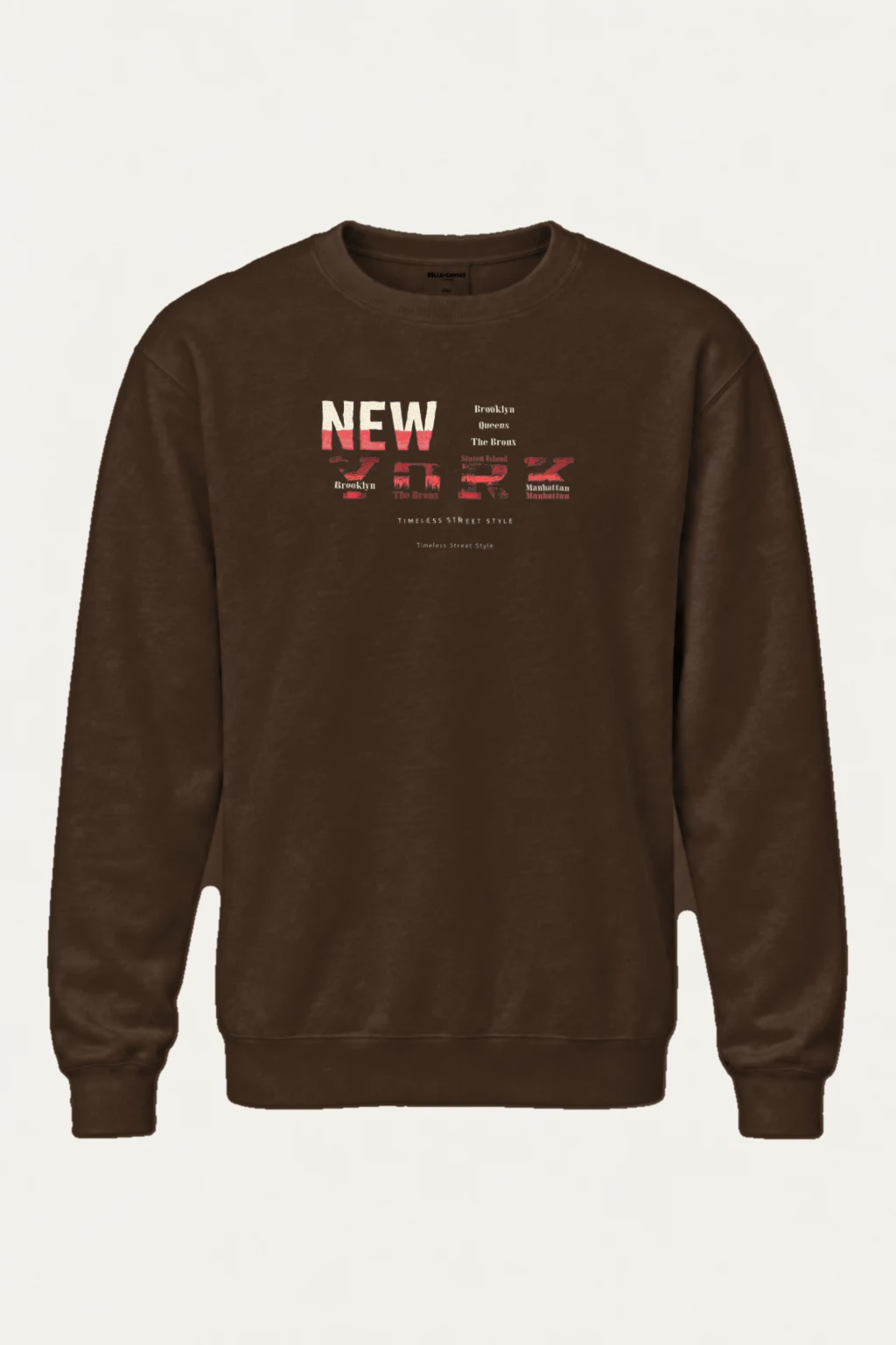 "Timeless Street Style" Heavy Blend Unisex Crewneck Sweatshirt | Gildan 18000